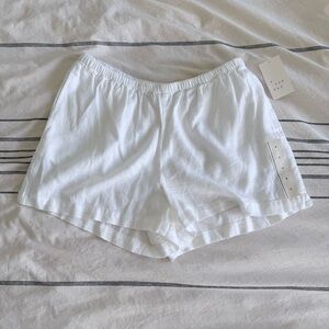 NWT A New Day white linen shorts